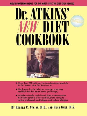 cover image of Dr. Atkins' New Diet Cookbook